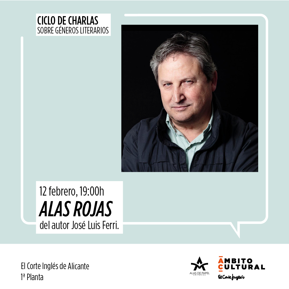 Ciclo de charlas sobre géneros literarios: ALAS ROJAS, novela romántica y contemporánea